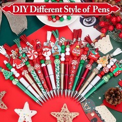 220 Pcs Christmas Beaded Pens Bulk,22 Sets Christmas Pens Bulk with Christmas…