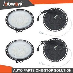Labwork 4 Pcs 150W UFO LED High Bay Light 18000LM With Hook Lighting Fixture