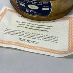 NEW Gilson 8” Brass 0.625″ USA Standard Testing Sieve 16mm / 0.625” ASTM 15875µm