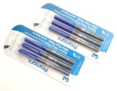 2-Pack Promarx Ultra Fine Pens Precise and Vivid Lines Blue Ink 0.5mm