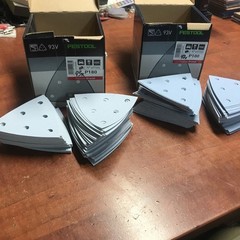 Festool 497393-P100 Grit Box 98x And 497396- P180 Box 93x , Granat 93V Abrasives