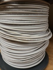 Roll Of RW90-XLPE Wire 300 Meter 600v max white solid cu 313409