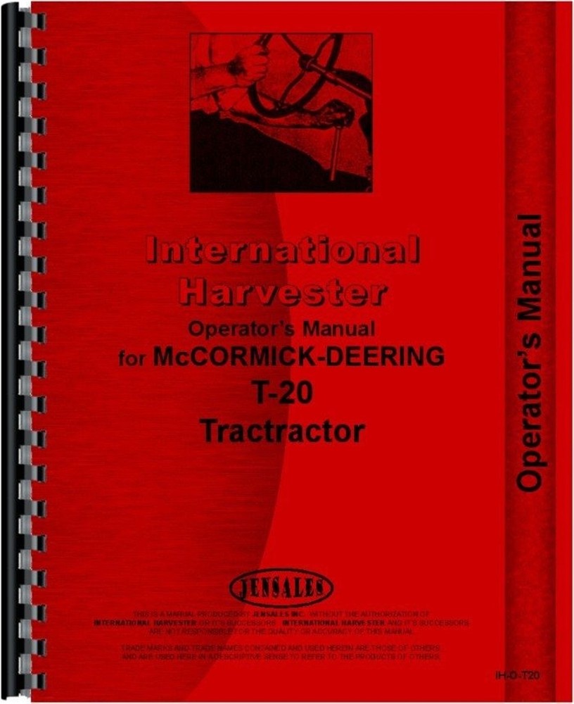 International T20 Crawler Owners Operators Manual