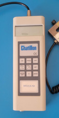 Complete Set Chatillon DFG-R-ND Digital Force Gauge w/ 200lb Load Cell Tested