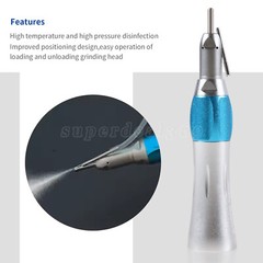 Dental Surgical Straight Handpiece 1:1 NoseCone With External Nozzle Pipe