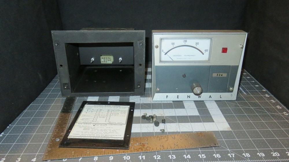 FENWAL 524 Series Temperature Controller 0 – 400 Degrees Fahrenheit