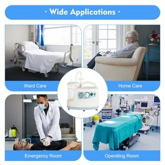 Suction Machine Emergency Medical Portable Aspirator Vacuum Phlegm Unit Mucus
