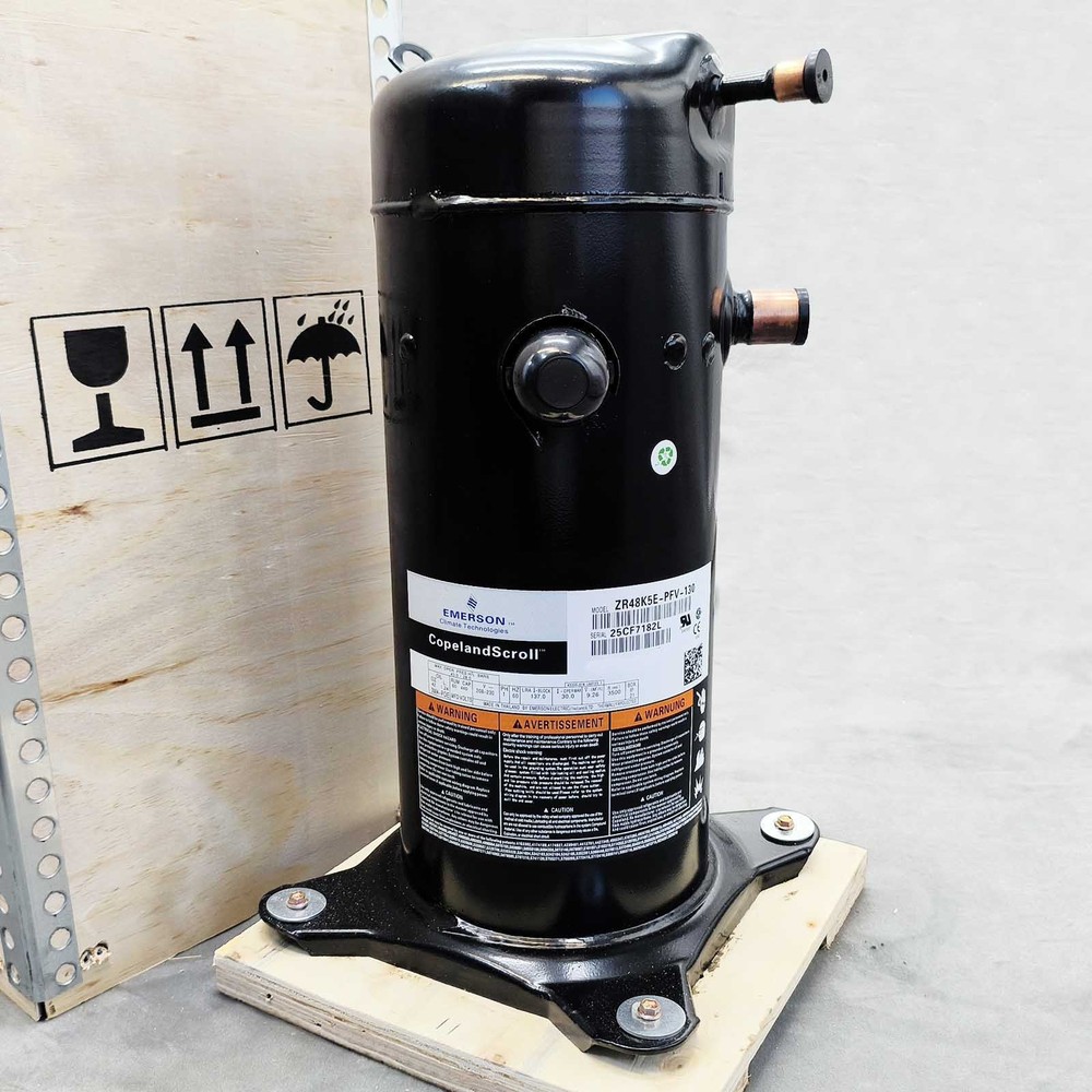 Compressor 208-230V 1PH 60Hz 4 Ton R22/R407C for Copeland Scroll ZR48K5E-PFV-130