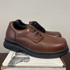 Red Wing Men’s Safety SD Oxford Brown USA Made Size 8.5 D US
