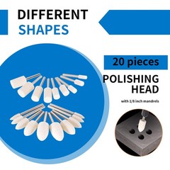 Polishing Buffing Wheel for Rotary Tool, 110PCS Wool Felt 110Pcs