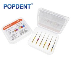 POPDENT Dental Endodontic Rotary Endo Root Canal File X-Pro Blue /Gold Taper