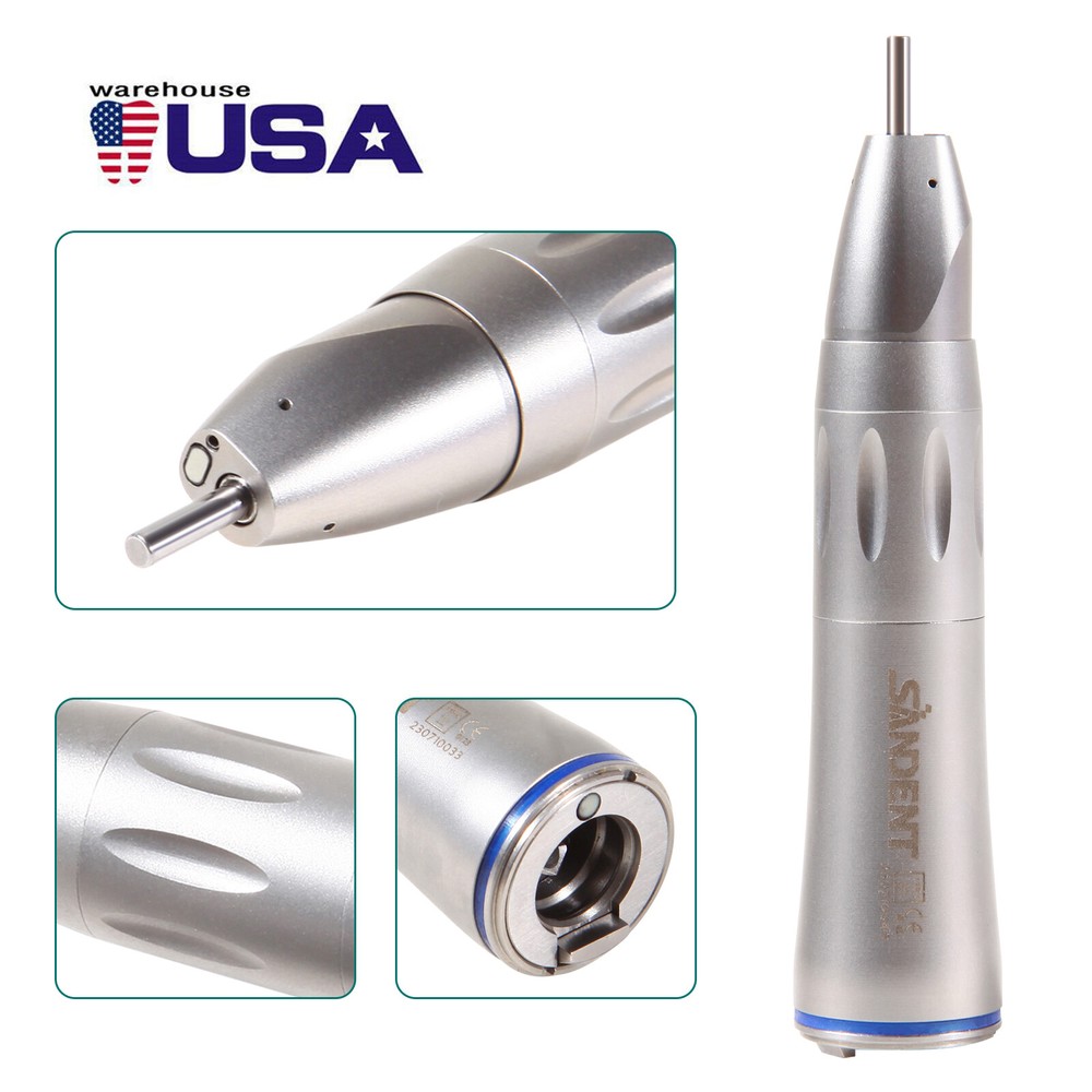 Dental 1:1 Optic Fiber Straight Nose Cone Low Speed Handpiece Inner Water ty