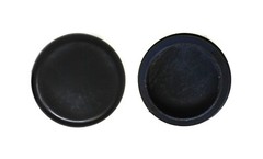 Black 1.5″ Round Tubing Plastic Hole Plug End Cap, 1.5 Inch OD Tube Pipe Cover