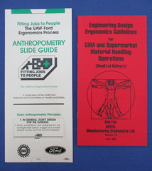 Lot-10 1990’s Ergonomic Instruction Books Manuals Information-Protractor GM Ford