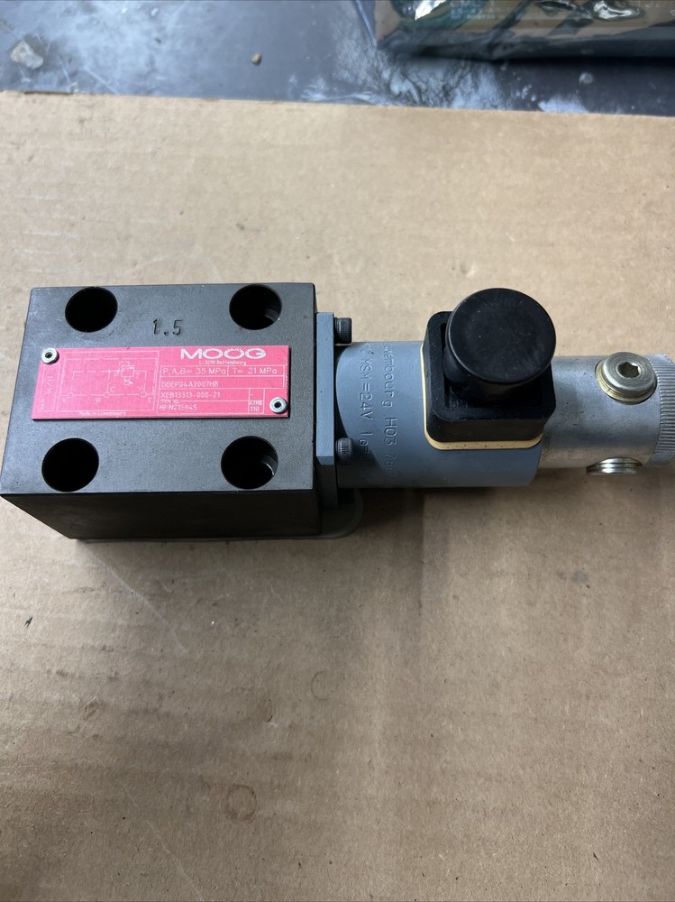 Moog HPN215045 Hydraulic Solenoid Valve 35mpa 24v-dc