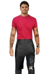 Tattoo Apron – Vegan Leather, Wipeable – Quick-Release Straps – Tattoo Artist