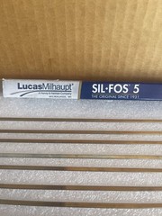 Lucas-Milhaupt SIL-Fos 5 -Part #95060 Tube of 18 Rods – Open Box