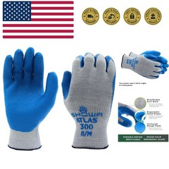 Atlas 300 1994 Crinkle Grip Work Gloves,for Construction, Landscaping, Garde…