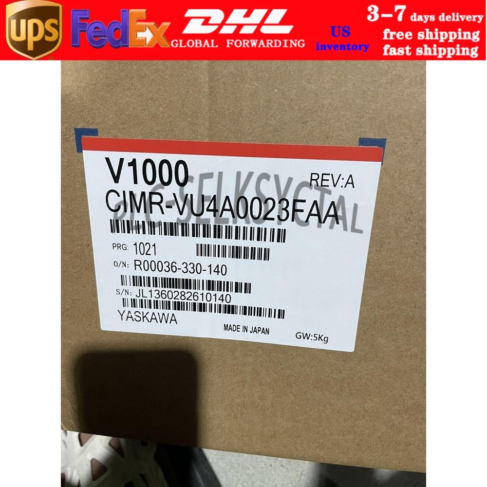 New Yaskawa Drive CIMR-VU4A0023FAA By DHL/UPS