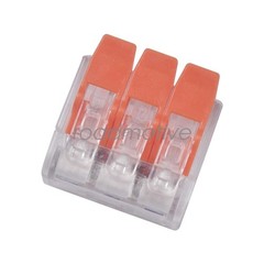 FOR Wago 221 Lever Nuts Compact Splicing Wire Connectors – 2/3/5 Terminal 90Pcs