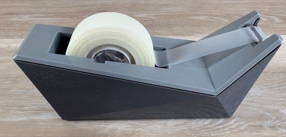 SCOTCH 3M Two Tone (Dark/Light Gray) Tape Dispnser w/ Tape Model C-17