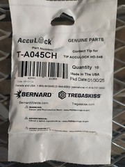 BERNARD T-A045CH ACCULOCK HD TIPS .045″(1.2MM), 10 PACK
