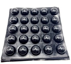 3/4″ Round Stick on Rubber Equipment Feet Bumpers 3/8″ Tall 3M Adhesive Pads