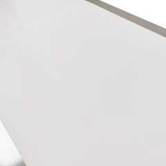 110V 82.7″*7.8″ Food Grade White PU Belt Conveyor Stainless Steel Body 120W