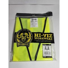 OccuNomix High Visibility Class 2 Mesh Single Stripe Safety Vest Size 2X/3X NEW