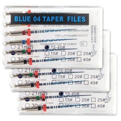 Dental Endo V Blue Engine Use Root Canal NiTi Rotary Files 21mm/25mm #15-#40