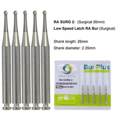 Wave Dental Carbide Bur Surgical Bur Round Latch RA 1 2 3 4 5 6 8 For Slow Speed