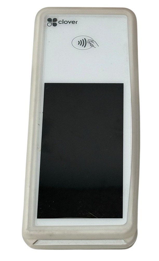 Clover Flex Handheld POS System C403 with Rubber Sleeve Untested READ