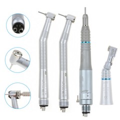 Dental High & Low Speed Handpiece Kit 4 Holes Standard Wrench Single Water Spary