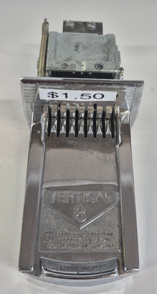 Greenwald Vertical 8 Coin Slide $1.50 Vend | Coin-Op Washer Dryer | Laundromat