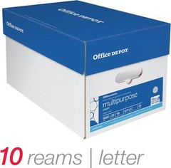 ® Multi-Use Printer & Copy Paper 10 Reams White Letter (8.5″ x 11″) 5000 Sheets