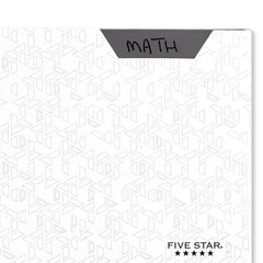 Five Star 2-Pocket Folder, Plastic Folder with 1 Count (Pack of 1), White