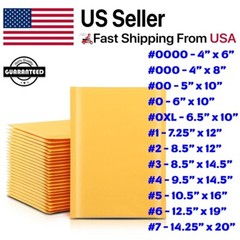 Kraft Bubble Mailers Padded Envelopes Protective Packaging Shipping Mailing Bags