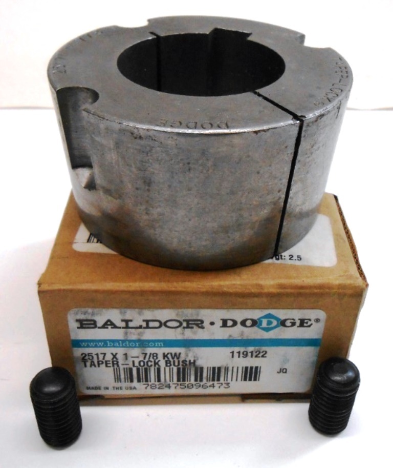 DODGE, TAPER-LOCK BUSHING, 119122, 2517 X 1-7/8 KW, 1-7/8″ BORE