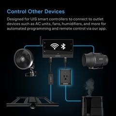 UIS Control Plug, Socket Adapter to Connect Smart Controllers to Outlet Devices