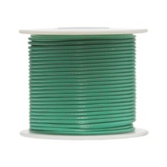 10 AWG Stranded Hook Up Wire, Green, 100 ft, 0.187″ Dia, UL3173, 600V
