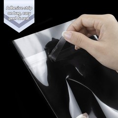 Golden State Art, 100 5 1/4 X 7 1/8 Clear Bags for 5×7 5-1/4 x 7-1/8,