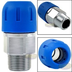 3/4″ x 3/4″ Rapid Air FastPipe MNPT Adapter F1118 Compressed Air Piping Piece
