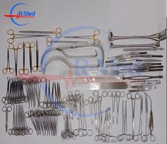 Basic Laparotomy 104 PCs Set General Surgery Instruments Best Quality