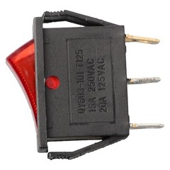 Rocker Switch Red/yellow/blue/green/black 3 Pins 31mm*14mm*35mm ABS/plastic