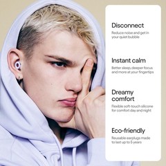 Loop Quiet 2 Ear Plugs – Ultra-Comfy Reusable Noise-Reducing Earplugs for Sle…
