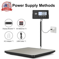 QP Shipping Scale for Packages, 440lb/0.35oz High Accuracy Digital Postal Scale,