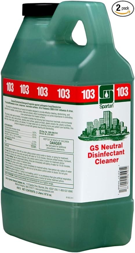 Spartan Green Solutions® Neutral Disinfectant Clean® 103 – 2 L