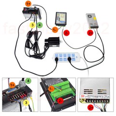 AC Servo Motor 600W 2NM Servo Motor+Servo Driver 220V +Encoder&Power Cable CNC