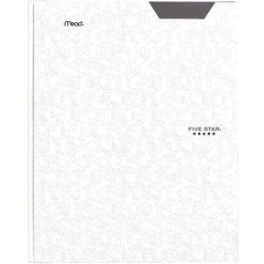 Five Star 2-Pocket Folder, Plastic Folder with 1 Count (Pack of 1), White