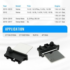 HVAC Blower Motor Resistor for 2012 2013 2014 2015 2016 2017 2018 2019 Nissan…